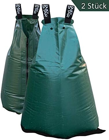 QUICK STAR 2 adet Tree Bag 75 l ağaç sulama torbası, damla su haznesi, su torbası - Görsel 2