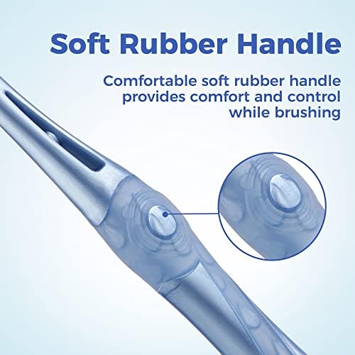 Medium Toothbrushes for Adults, Whitening Toothbrush with Spiral Medium Bristles for Smoke Tea Coffee Stain, Deep Plaque Removal, Rounded Bristle Tips for Gentle Cleaning (6 Pack) - Görsel 6