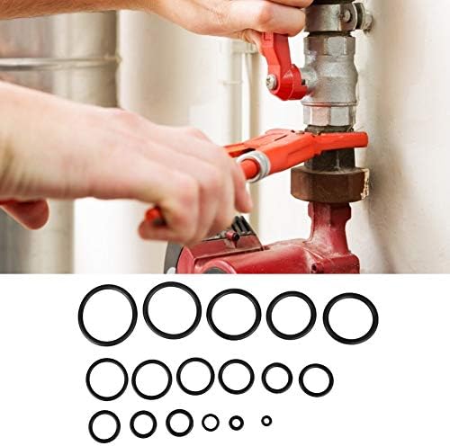 222-teiliges,Gummi-O-Ring-Dichtungs-Sortiment-Set, Einfach zu Installierendes O-Ring-Set, O-Ring-Set Für Kfz-Motoren Für Die Reparatur von Autos, Professionellen Sanitär-, Luft- Oder Gasanschlüssen - Görsel 2