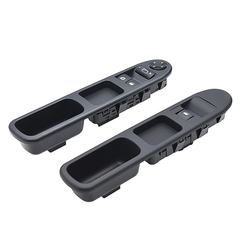 Autofenster-Steuerschalter Für Peugeot 207 2007-2015 6554QC 6490HQ 2PCS Fahrerseite Passagierseite Fenster Control für Schalter 6554HJ 6554.QC Elektrischer Fensterheberschalter - Görsel 3