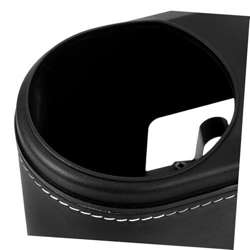 BUGUUYO Auto Mülleimer Auto Müll Halter Auto-müllbehälter Autozubehör Auto-mülleimer Mülleimer Für Autositz Autotür Mülleimer Mit Deckel Autotür-mülleimer Kleiner Automülleimer Black Leder - Görsel 4