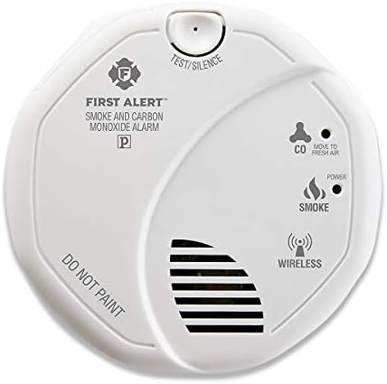First Alert Battery Powered Z-Wave Smoke Detector & Carbon Monoxide Alarm, Works with Ring Alarm Base Station, 2nd Generation