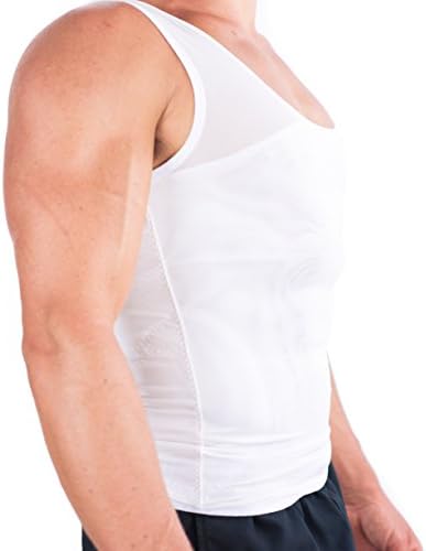Esteem Apparel Original Men's Chest Compression Shirt to Hide Gynecomastia Moobs Shapewear - Görsel 4