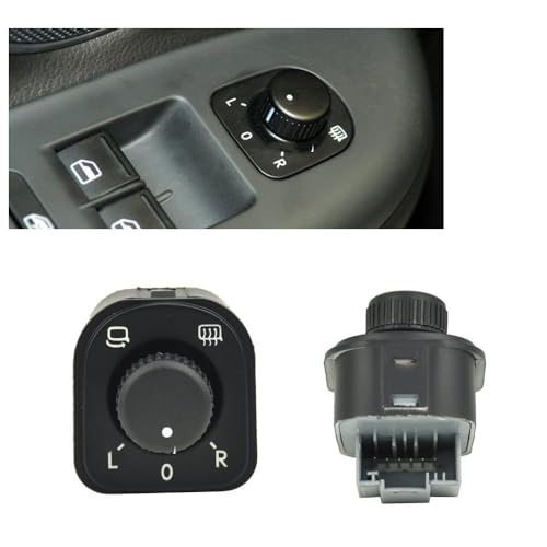 Fensterheberschalter für Kraftfahrzeuge Für VW für Jetta MK 5 für Golf GTI MK5 6 für Passat B6 für Rabbit für Tiguan für EOS CC Einstellknopf Spiegelkontrollschalter 1K0959565J - Görsel 3