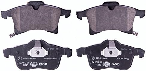 HELLA Pagid ön fren balataları - akustik aşınma uyarısı ile - set başına dört fren balatası - T1225 - diğerlerinin yanı sıra CHEVROLET / HOLDEN / Opel / SATURN - 8DB 355 009-221 için - Görsel 1