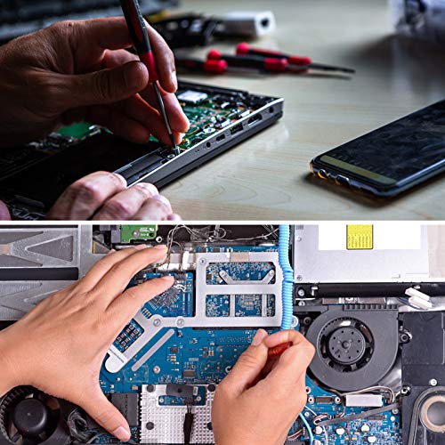 400Pcs Computer Screws Standoffs Kit SSD Screw for Universal Motherboard PC Computer Case Screw Fan CD-ROM with Screwdriver - Görsel 4