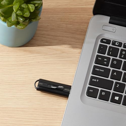 Amazon Basics 128 GB Ultra Fast USB 3.1 Flash Drive, Black - Görsel 4