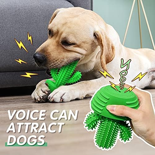 Dog Chew Toys Dog Toothbrush Stick Teeth Cleaning Brush Dental for Medium Large Dog, Puppy Christmas,Easter Birthday Gifts,Outdoor Dog Squeaky Toys for Aggressive Chewers Tough Toys Interactive - Görsel 4