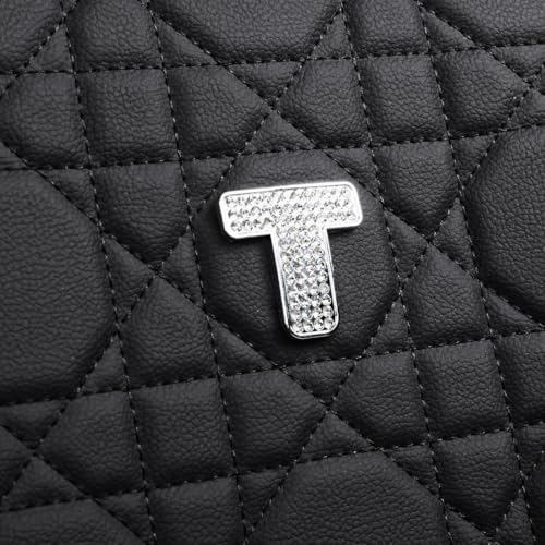 Menifomory Schwarze Leder-Sitzbezüge, Universal-Sitzbezüge, 2/3 bezogen, 11 Stück, für Auto, LKW, Van, SUV (C-Schwarz) - Görsel 4