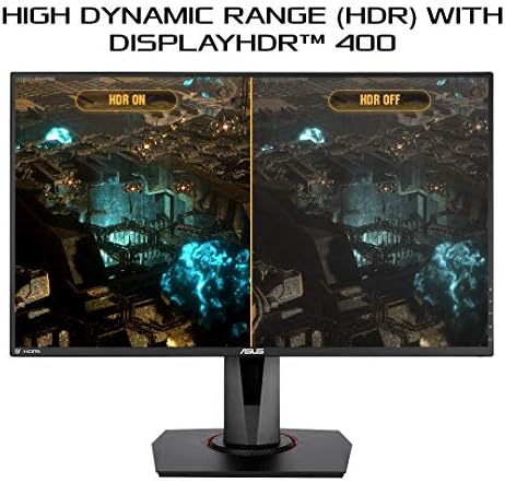 ASUS TUF Gaming VG279QM 27” HDR Monitor, 1080P Full HD (1920 x 1080), Fast IPS, 280Hz, G-SYNC Compatible, Extreme Low Motion Blur Sync (ELMB SYNC), 1ms, DisplayHDR 400,, BLACK - Görsel 5