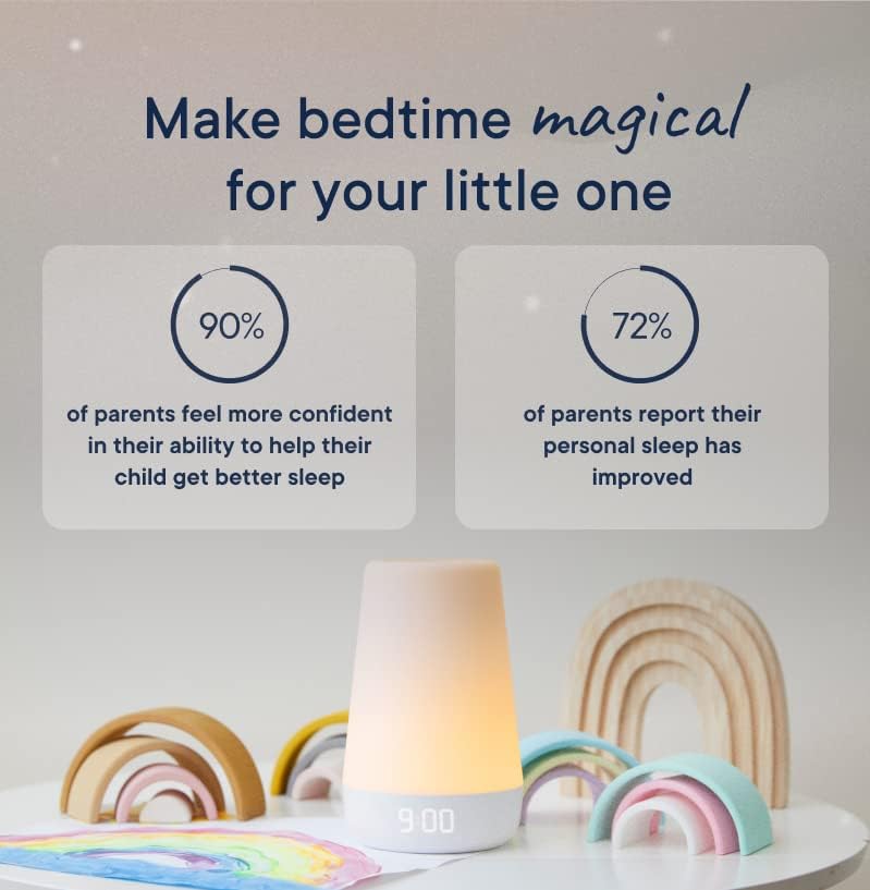 Hatch Rest Baby Sound Machine, Night Light | 2nd Gen | Sleep Trainer, Time-to-Rise Alarm Clock, White Noise Soother, Music & Stories for Nursery, Toddler & Kids Bedroom (Wi-Fi) - Görsel 2