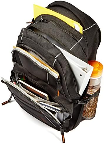 Amazon Basics Laptop Backpack Fits Up to 17-Inch Laptops, Black - Görsel 3