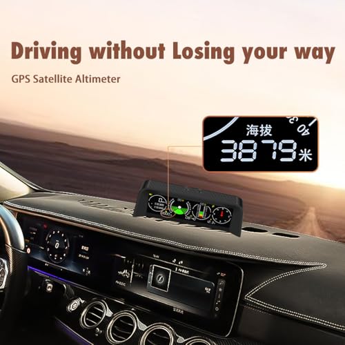 ELING Evrensel Araç Eğim Ölçer, Offroad Clinometre, Dönüş Açısı, Eğim Ölçer, GPS Takometre, Pusulalı, Zaman, Volt Göstergesi, Otomobil, SUV - Görsel 4