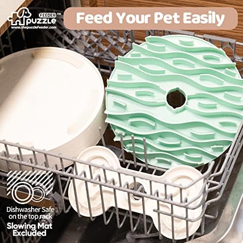 Puzzle Feeder Dog Bowl, Slow Feeder Dog Bowls for Dogs, Dog Bowl Slow Feeder for Dry, Wet, and Raw Food, Dog Puzzle Dog Food Bowls for Large Dogs,Pink - Görsel 5