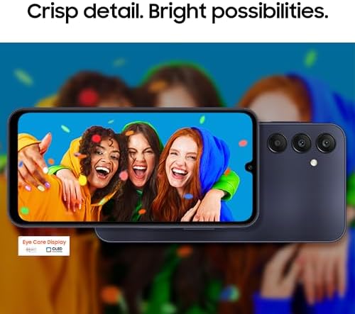 SAMSUNG Galaxy A25 5G A Series Cell Phone, 128GB Unlocked Android Smartphone, AMOLED Display, Advanced Triple Camera System, Expandable Storage, Stereo Speakers, US Version, 2024, Black - Görsel 4