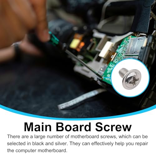 502PCS Computer Screws Assortment Kit, Motherboard Standoffs Screws PC Screws for PC Fan, PC Case, HDD Hard Drive, Laptop, SSD, CD-ROM, Used for DIY Installation & Repair of Computer Parts - Görsel 4
