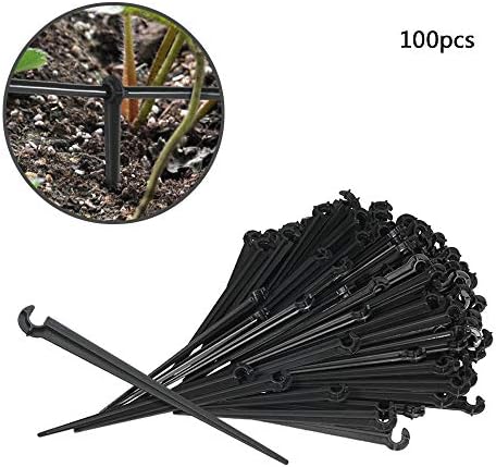 Decdeal 100 adet Micro Drip System 4/7 mm boru için boru tutucu - Görsel 3