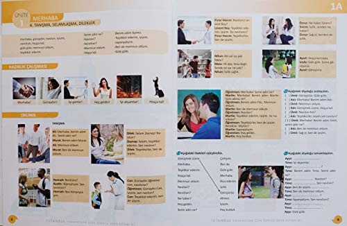 Istanbul A1 Turkish Language Course Book Set Beginner Level with Workbook - Görsel 3