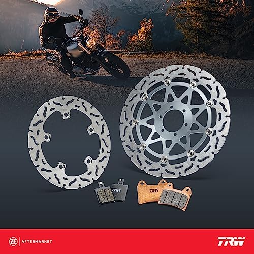 TRW MCB755SRT Sinter Road & Track Fren Balatası Seti, Honda VFR Ön Aks ve Diğer Motosikletler için - Görsel 3