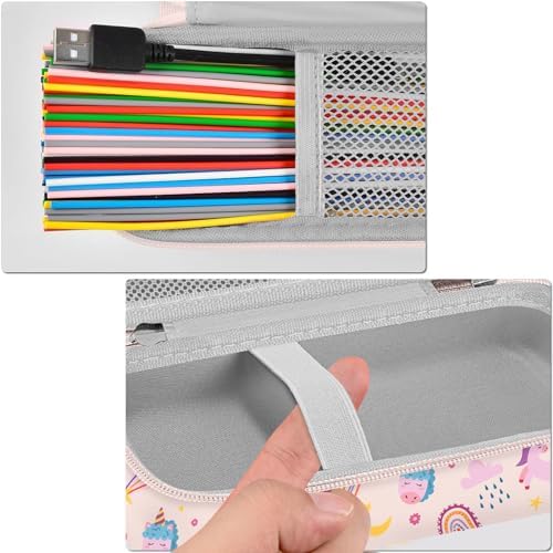 Leayjeen Storage Case Compatible with 3Doodler Start+ Essentialsfor 3D Pen Set for Kids, 3 d pens for kids ages 8-12，Fit for 3D Printing Pen Carrying case(Case Only)-Pink Unicorn - Görsel 4