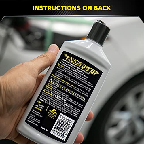 Meguiar's PlastX Clear Plastic Cleaner and Polish - Revive Cloudy Plastics, Hazy Plastics, and Lightly Scratched Plastics and Restore Clarity - 10 Oz - Görsel 7
