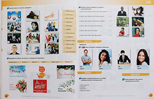 Istanbul A1 Turkish Language Course Book Set Beginner Level with Workbook - Görsel 4