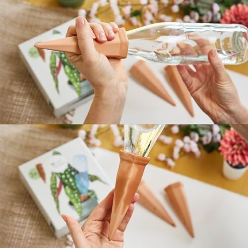 3 x su sebili, bitkiler Sabit bitkiler için sulama sistemi, 250 ml ve 1000 ml PET şişe ile sulama sistemi, 1 haftaya kadar sulama – bitki aleti OwnGrown - Görsel 5