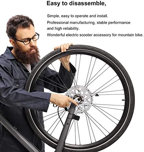 ANKROYU 140 mm 34 mm fren diski, paslanmaz çelik fren diski, elektrikli scooter fren diski, deformasyon önleyici bisiklet fren diski, elektrikli scooter için - Görsel 4