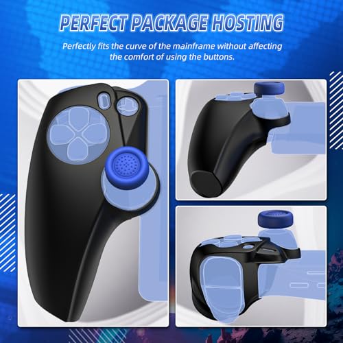 YUANHOT Protective Case for Playstation Portal,PS Portal Consoles Grip Cover Protector with Thumb Grips,Handheld Scratch Resistant Case Game Accessories Kit for Playstation Portal Remote Player - Görsel 6