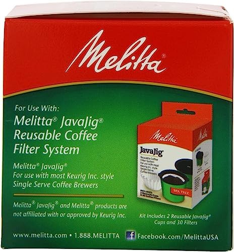 Melitta 63229 Single Serve Coffee Filters For JavaJigTM 60 Count (Pack of 4) - Görsel 6