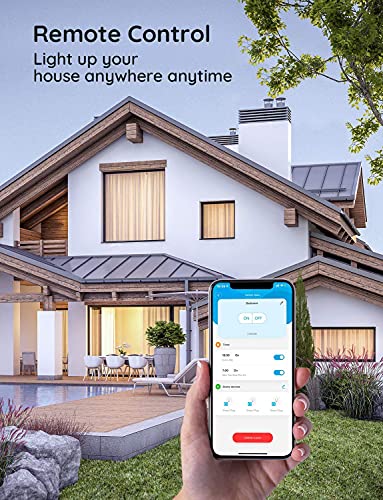 Govee Smart Plug, WiFi Plugs Work with Alexa & Google Assistant, Smart Outlet with Timer & Group Controller, WiFi Outlet for Home, No Hub Required, ETL & FCC Certified, 2.4G WiFi Only, 4 Pack - Görsel 3