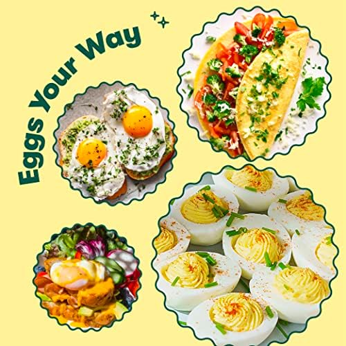 bella Rapid Electric Egg Cooker and Omelet Maker with Auto Shut Off, for Easy to Peel, Poached Eggs, Scrambled Eggs, Soft, Medium and Hard-Boiled Eggs, 14 Egg Capacity Tray, Double Tier, Red - Görsel 6