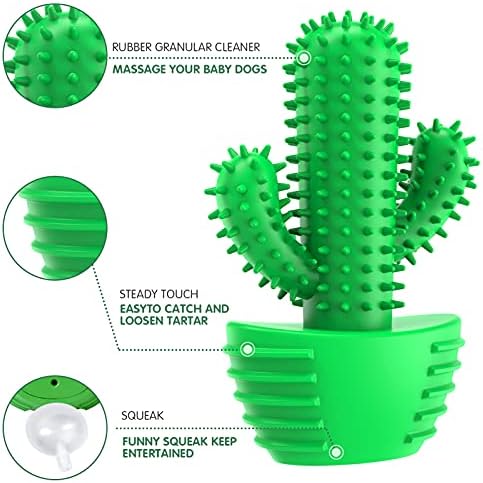 Dog Chew Toys Dog Toothbrush Stick Teeth Cleaning Brush Dental for Medium Large Dog, Puppy Christmas,Easter Birthday Gifts,Outdoor Dog Squeaky Toys for Aggressive Chewers Tough Toys Interactive - Görsel 5