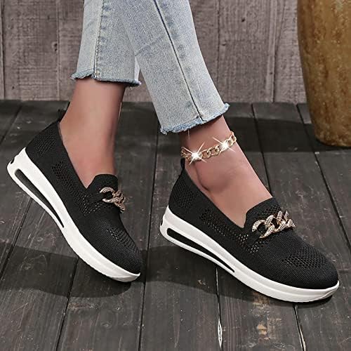 Fukamou Kadın Casual Slip On Yürüyüş Düz Ayakkabı | Kadın Rahat Yürüyüş Düz Ayakkabı,Bahçe İşleri Balık Tutma Boş Zaman Alışveriş İçin Ortopedik - Görsel 5
