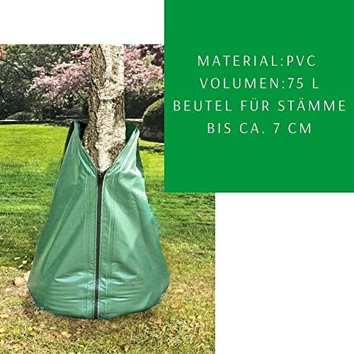 Novatool Ağaç sulama torbası 75 litre yeşil sulama torbası sağlam PVC ağaç torbaları, sulama ağaç sulama torbası - Görsel 3