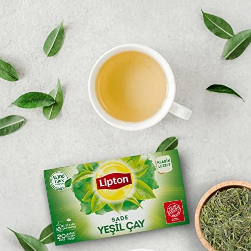 Lipton Sade Bardak Süzen Poşet Yeşil Çay 20'li Paket, 30 g - Görsel 5