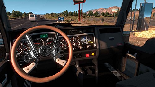 American Truck Simulator Gold (New Mexico DLC/Wheel Turning/Steering Creations) (PC DVD) - Görsel 3