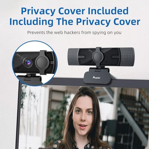 Ultral HD 4K Webcam with Microphone Plug and Play for PC, Laptop, MacBook Pro, Windows XP/Vista/7/8/8.1/10 - Görsel 2