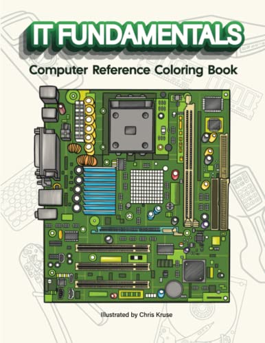 IT Fundamentals Coloring Book Computer Reference Coloring Book For Students and IT Professionals - Görsel 1