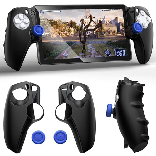 YUANHOT Protective Case for Playstation Portal,PS Portal Consoles Grip Cover Protector with Thumb Grips,Handheld Scratch Resistant Case Game Accessories Kit for Playstation Portal Remote Player - Görsel 1