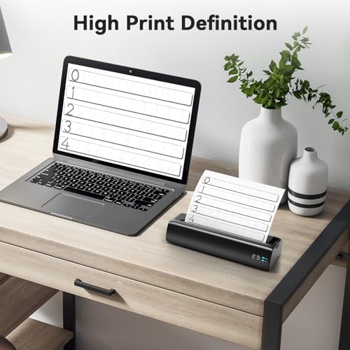 US Letter Thermal Printer Paper 8.5 x 11" for P81 Portable Thermal Printer, 4 Rolls Thermal Paper, Full Length 354", BPA Free Thermal Printer Paper - Görsel 4