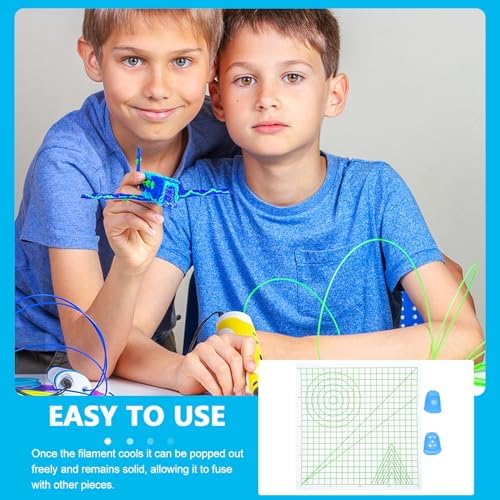 SEWACC 2pcs 3D Pen Mate 3D Pen Silicone Mat Drawing Board for 3D Printing Pen 3D Printer Build Surface Impresora 3D 3 d Printers 3D Pen Finger Pen Mats Template Motherboard - Görsel 7