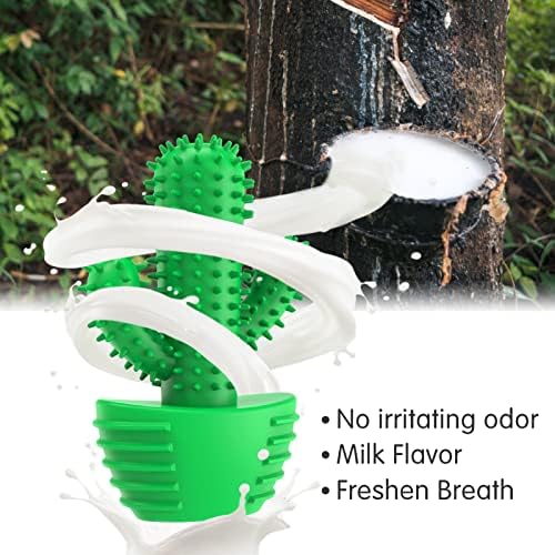 Dog Chew Toys Dog Toothbrush Stick Teeth Cleaning Brush Dental for Medium Large Dog, Puppy Christmas,Easter Birthday Gifts,Outdoor Dog Squeaky Toys for Aggressive Chewers Tough Toys Interactive - Görsel 6