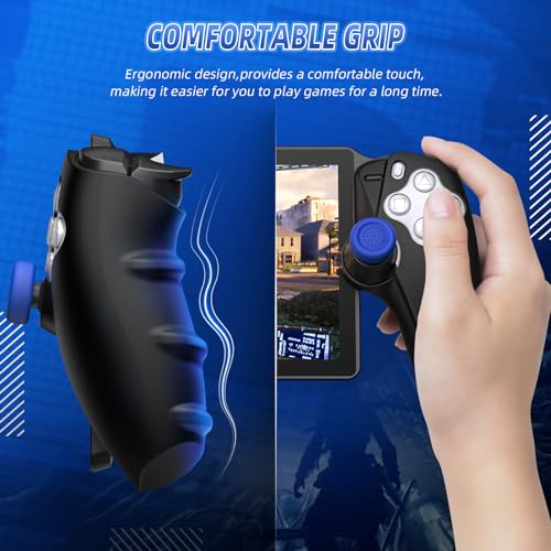 YUANHOT Protective Case for Playstation Portal,PS Portal Consoles Grip Cover Protector with Thumb Grips,Handheld Scratch Resistant Case Game Accessories Kit for Playstation Portal Remote Player - Görsel 4