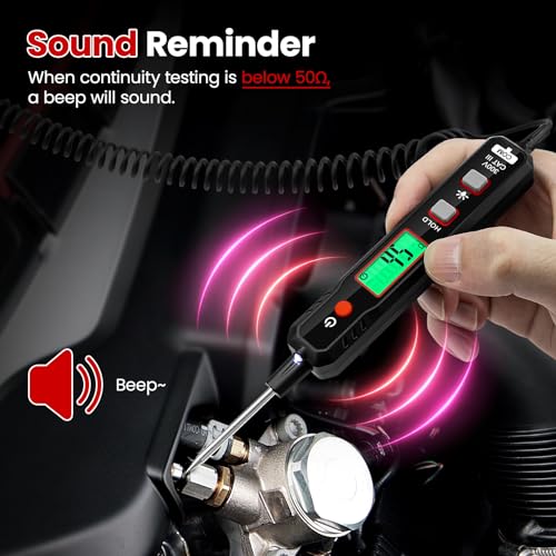 OBDResource Araç için gerilim kontrol cihazı, akıllı devre test cihazı, akım sensörü 0,8 – 100 V DC gerilim kontrol cihazı, otomotiv süreklilik testi, elektrikli test cihazı, araç sigortası test - Görsel 7
