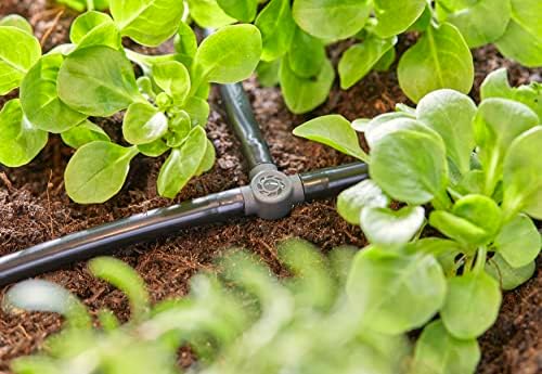 Gardena Micro-Drip sistemi T parçası 4,6 mm (3/16 inç) Dağıtıcı ve damlama borularının ayrılması için aksesuar, bükülmeden kurulum için, kolay ve esnek bağlantı teknolojisi (13211-20) - Görsel 3
