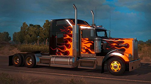 American Truck Simulator Gold (New Mexico DLC/Wheel Turning/Steering Creations) (PC DVD) - Görsel 7