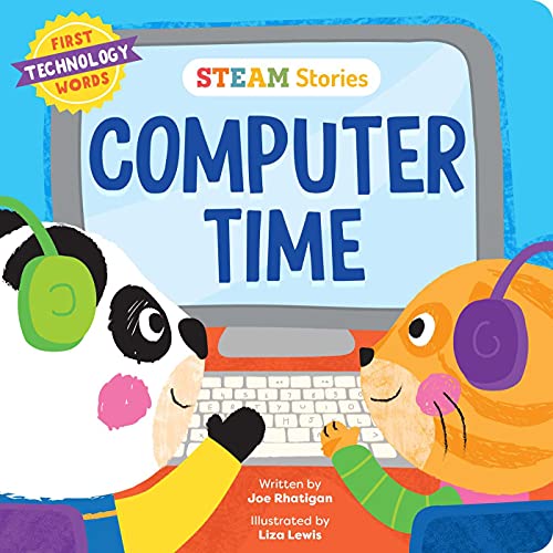 STEAM Stories Computer Time (First Technology Words) First Technology Words - Görsel 1
