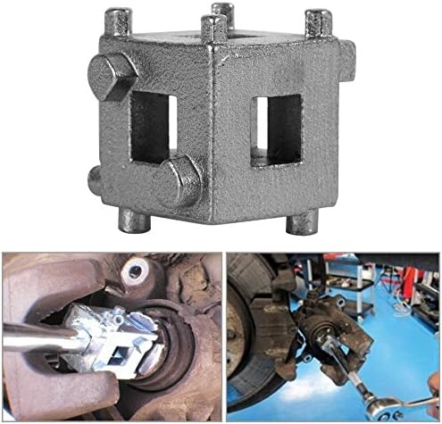 Madezz Scheibenbremskolben Spreader Tool Remover Tool, Auto Fahrzeug Heckantrieb Scheibenbremskolben Removal Würfel Bremssattel Adapter Wind Zurück Universal Cube Calliper Bremskolbenrücksteller - Görsel 3