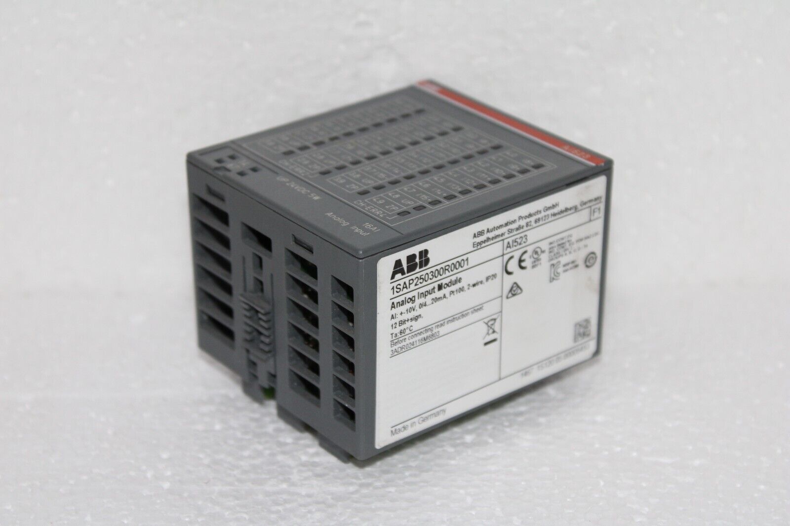ABB 1SAP250300R0001 Analog Input Module AI523 - Görsel 4